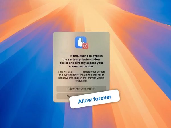 macOS Sequoia screen recording permission nags can now be permanently vanquished