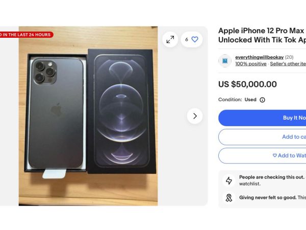 eBay sellers asking $2k to $50k for iPhones with TikTok installed
