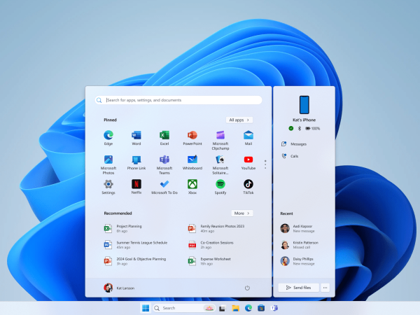 Windows 11 Start menu phone integration now includes iPhone support